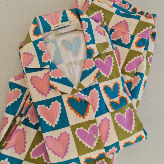 Hearty heart pj set