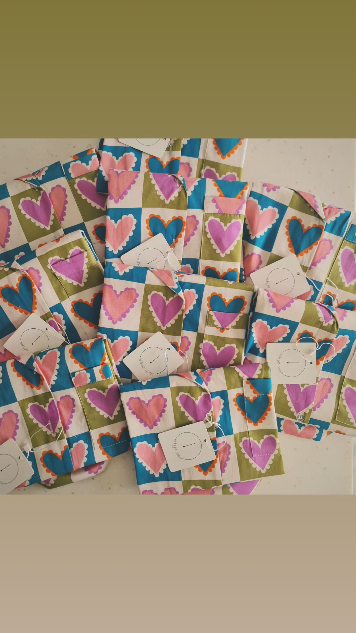 Hearty heart pj set