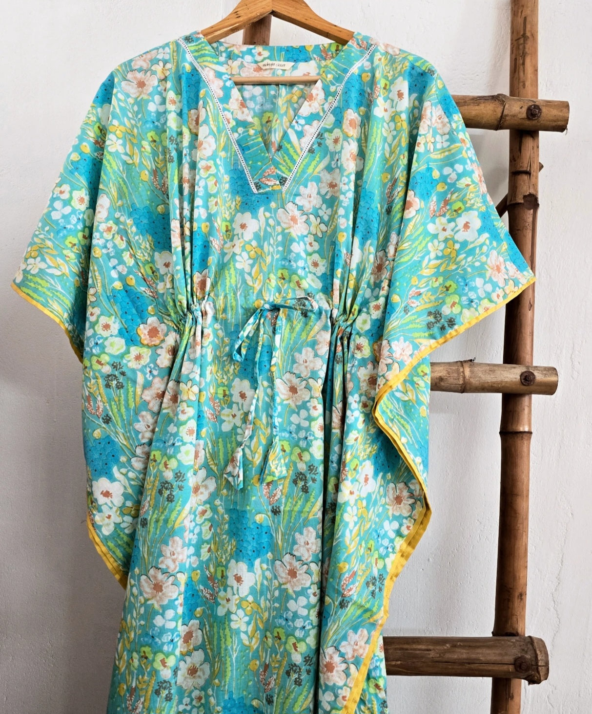 Blue Flora kaftan