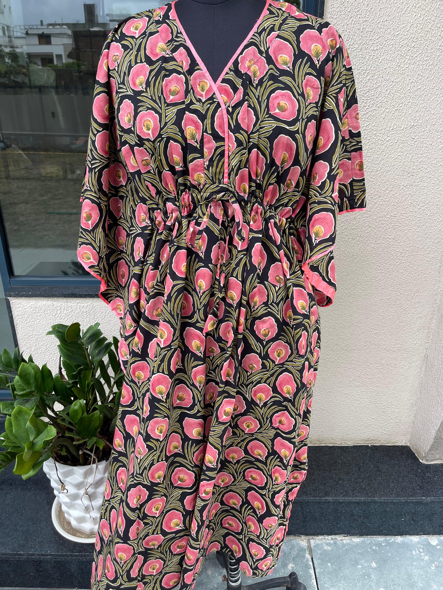 Midnight bloom kaftan