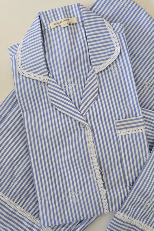 Striped serenity pj set
