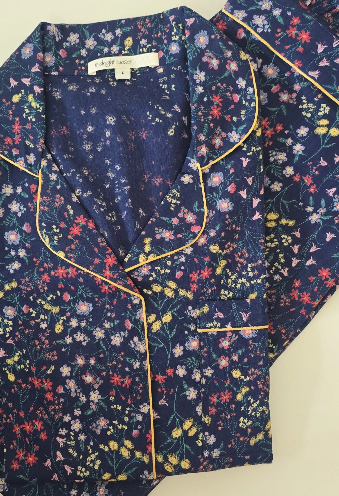 Midnight gardenia pj set