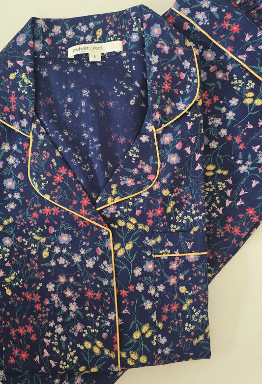 Midnight gardenia pj set