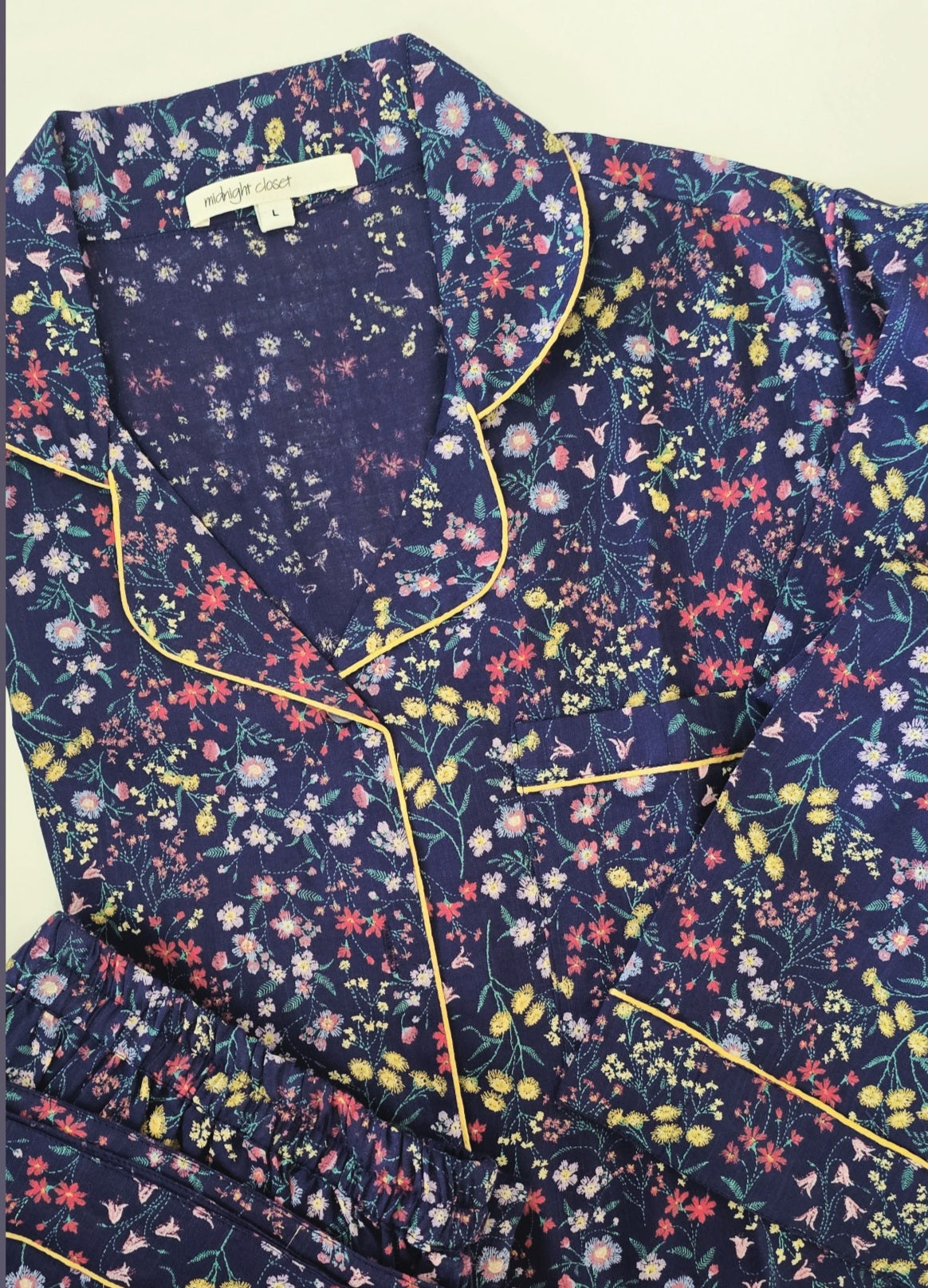 Midnight gardenia pj set