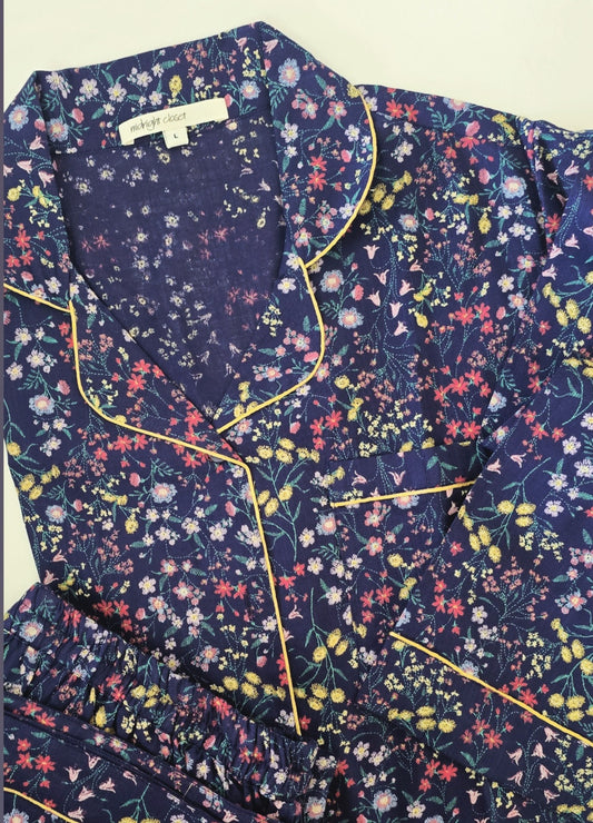 Midnight gardenia pj set