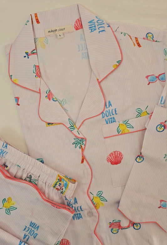 Italian summer pj set