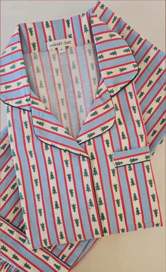 Warm pine slide pj set