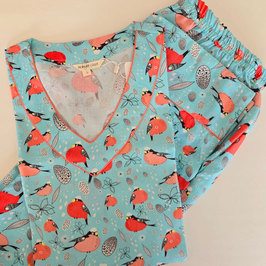 Red bird loungwear set