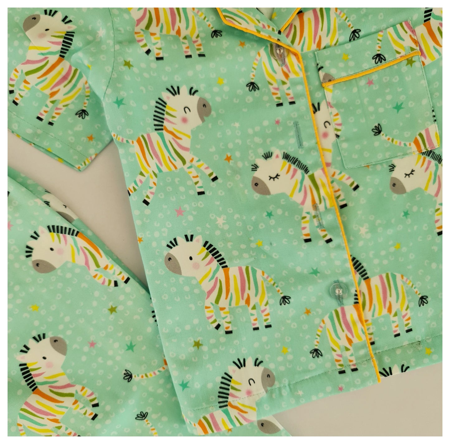 multicolored zebra print