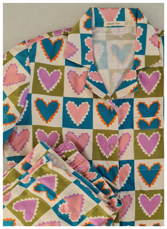 Hearty heart pj set