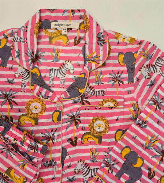 Pink safari snooze set