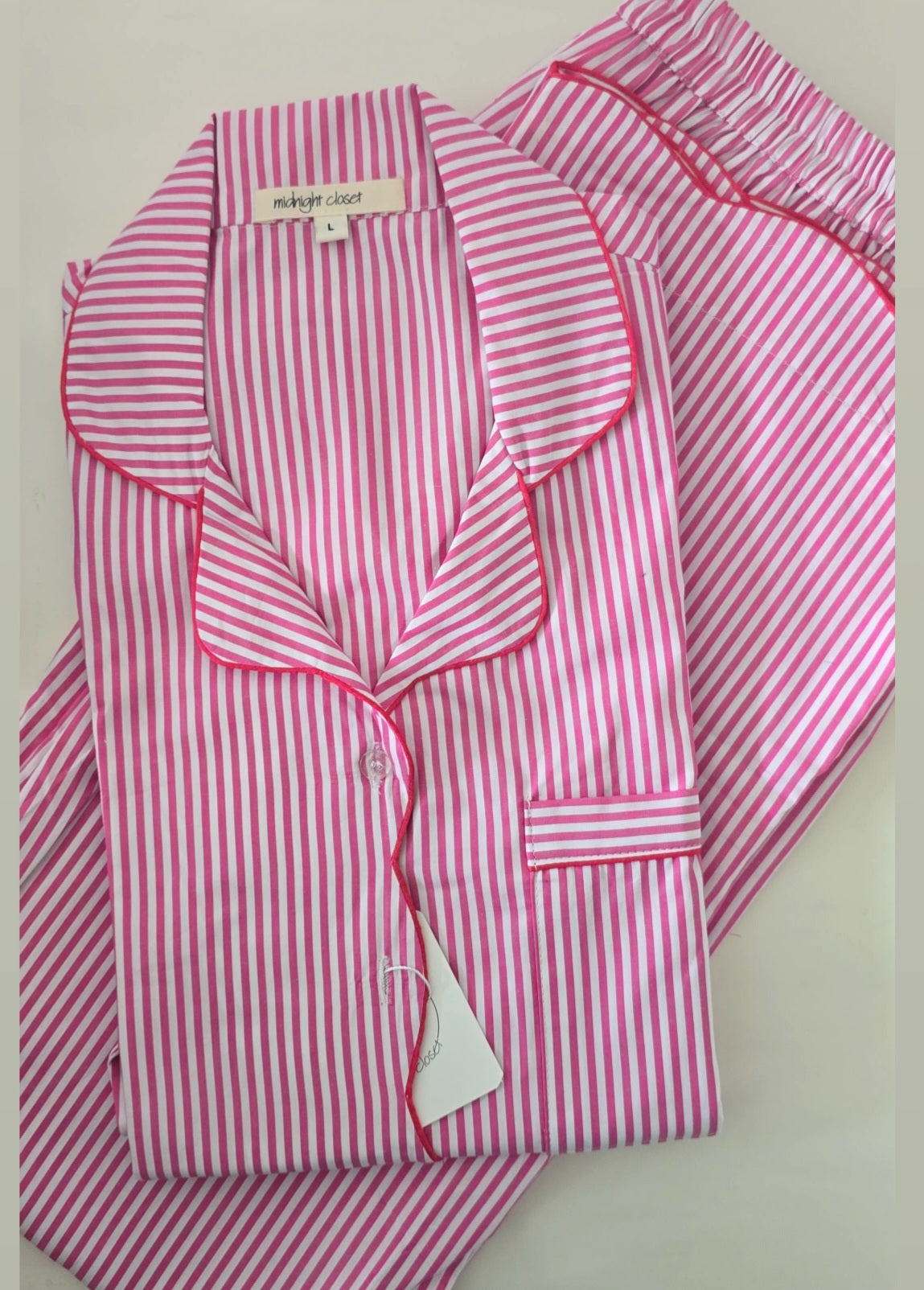 Pink wink scalloped pj set