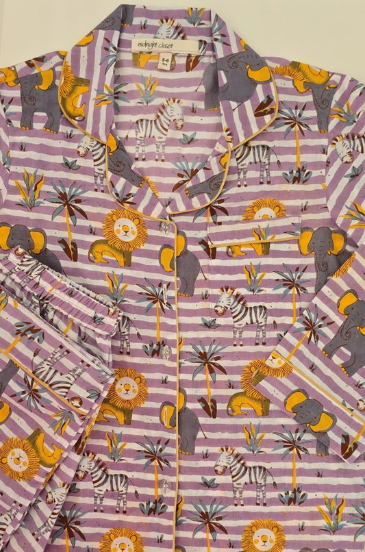 Purple safari snooze set