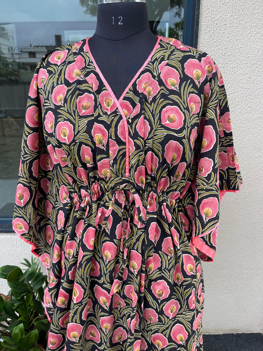 Midnight bloom kaftan