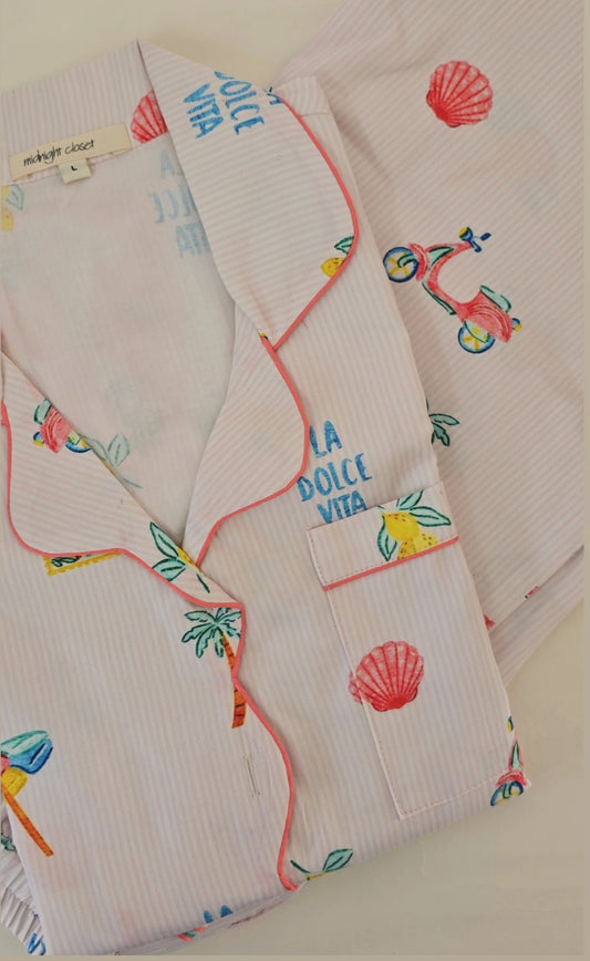 Italian summer pj set