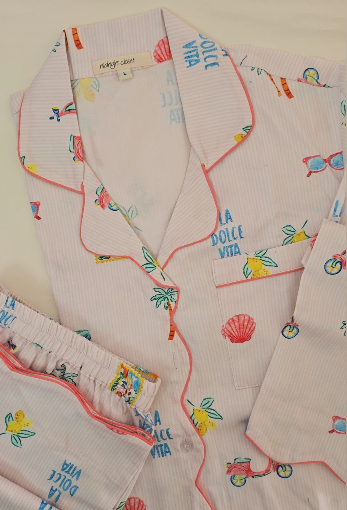 Italian summer pj set