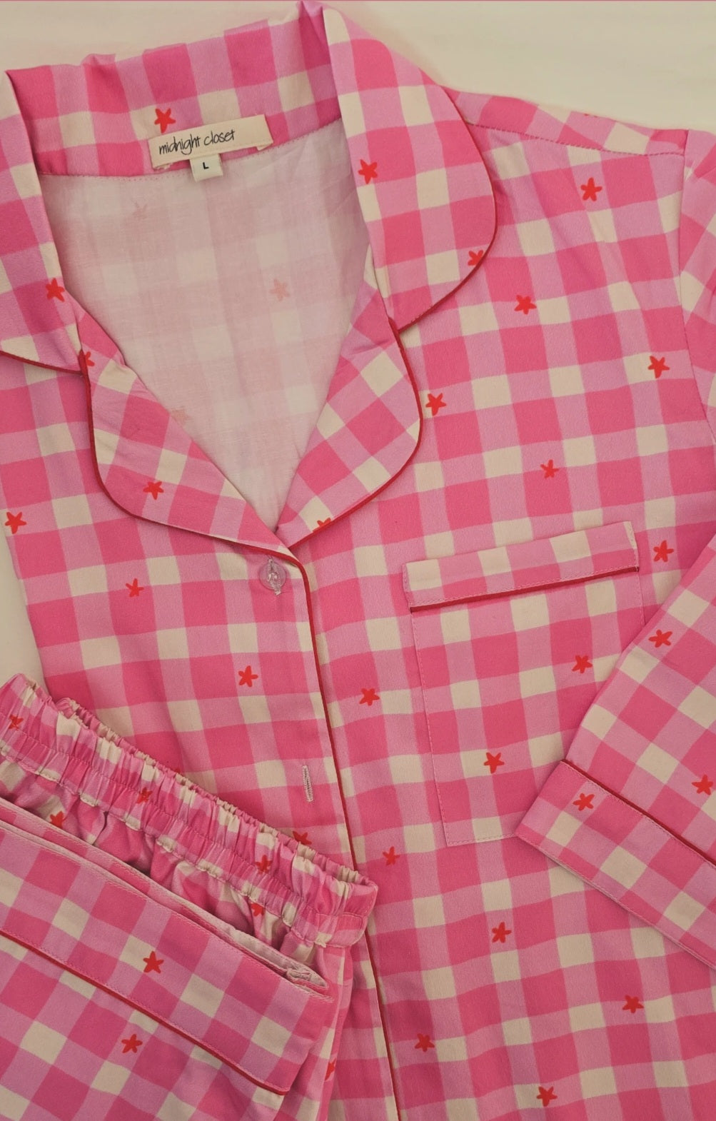 Rosy checks pj set