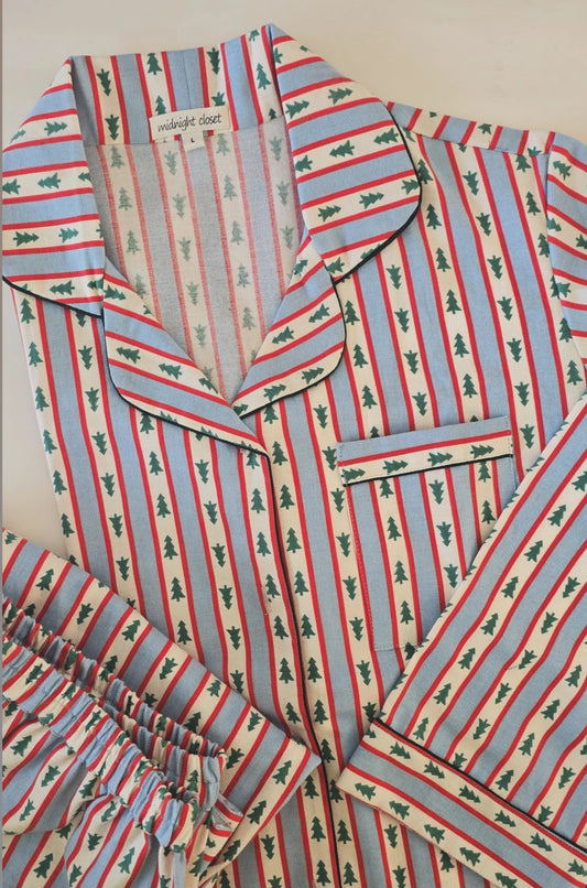 Warm pine slide pj set