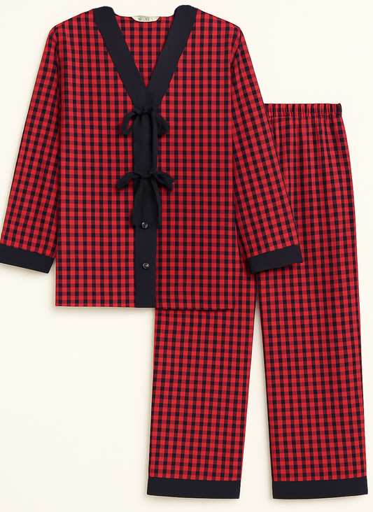 Crossberry bow pj set