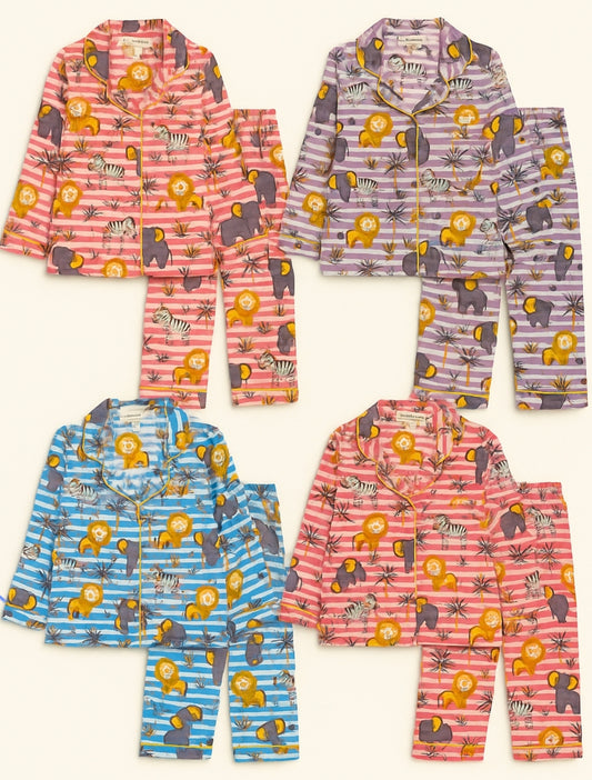 Blue safari snooze set