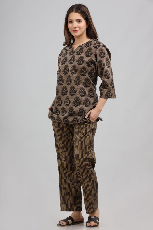 Grey green co-ord loungewear