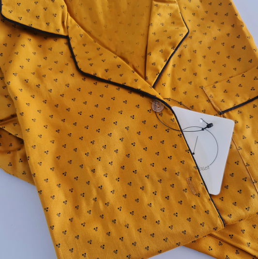 Mustard dotted print (FEMALE)