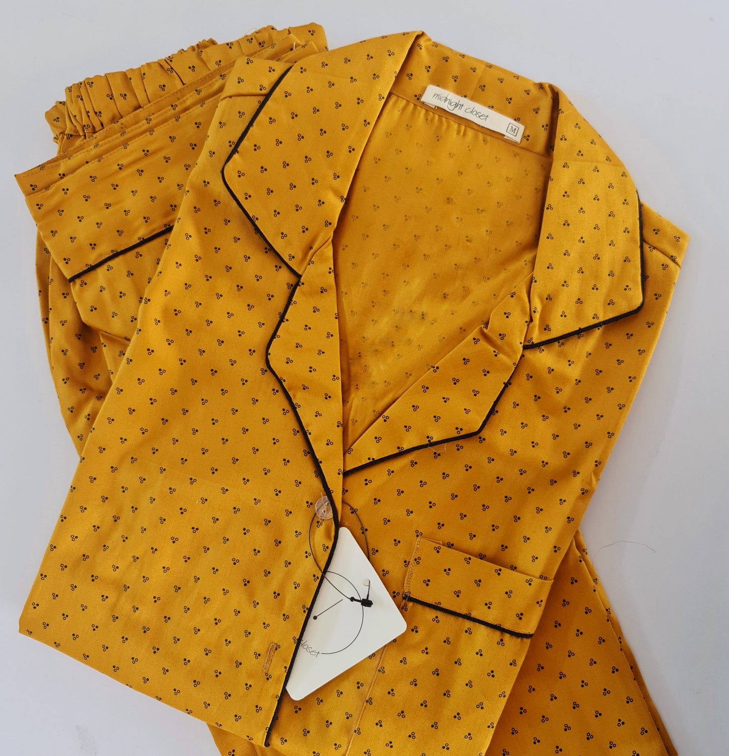 Mustard dotted print (FEMALE)