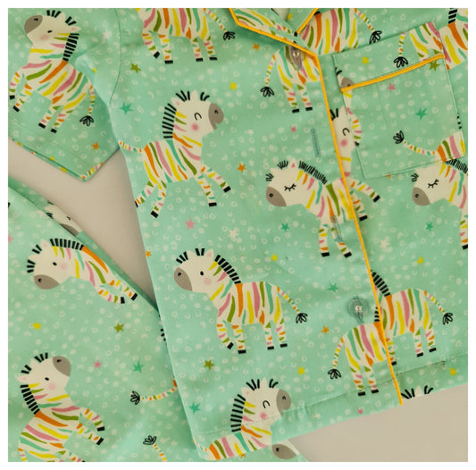 multicolored zebra print