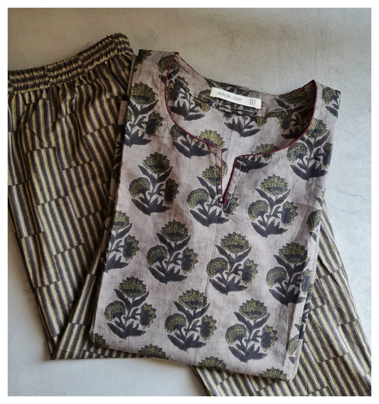 Grey green co-ord loungewear